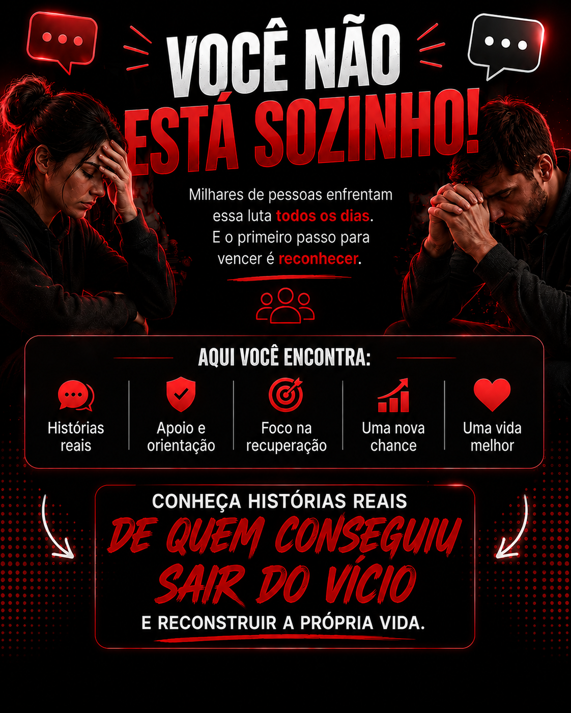 Você não está sozinho