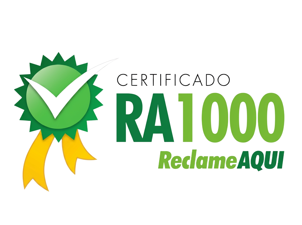 Selo Reclame Aqui RA1000 — Reputação excelente